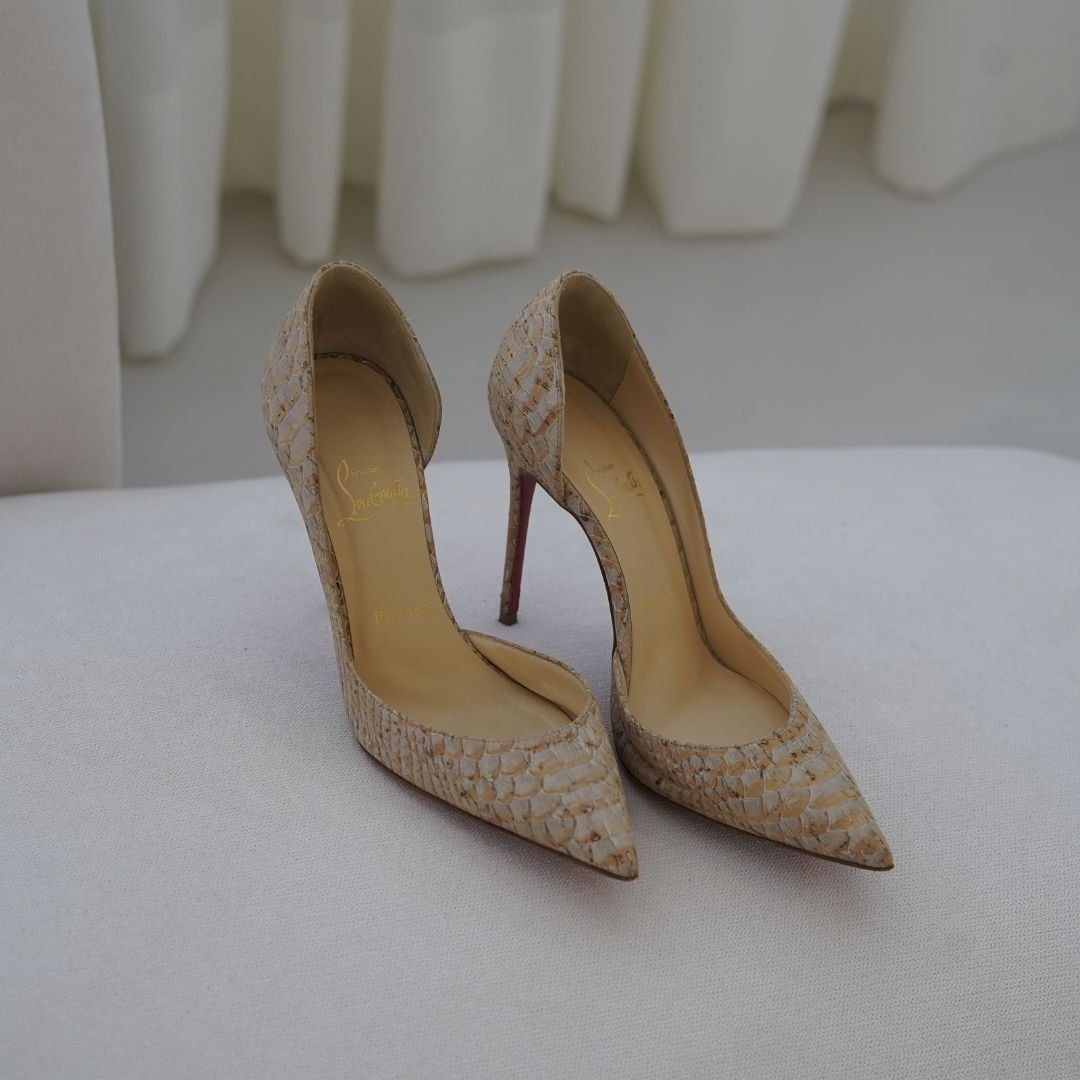 Christian louboutin so kate python best sale